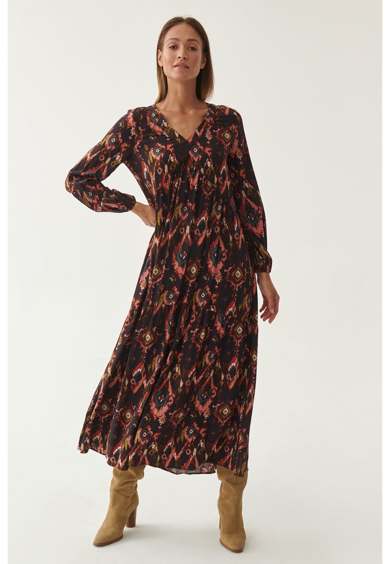 TATUUM Maxi-jurk bruin