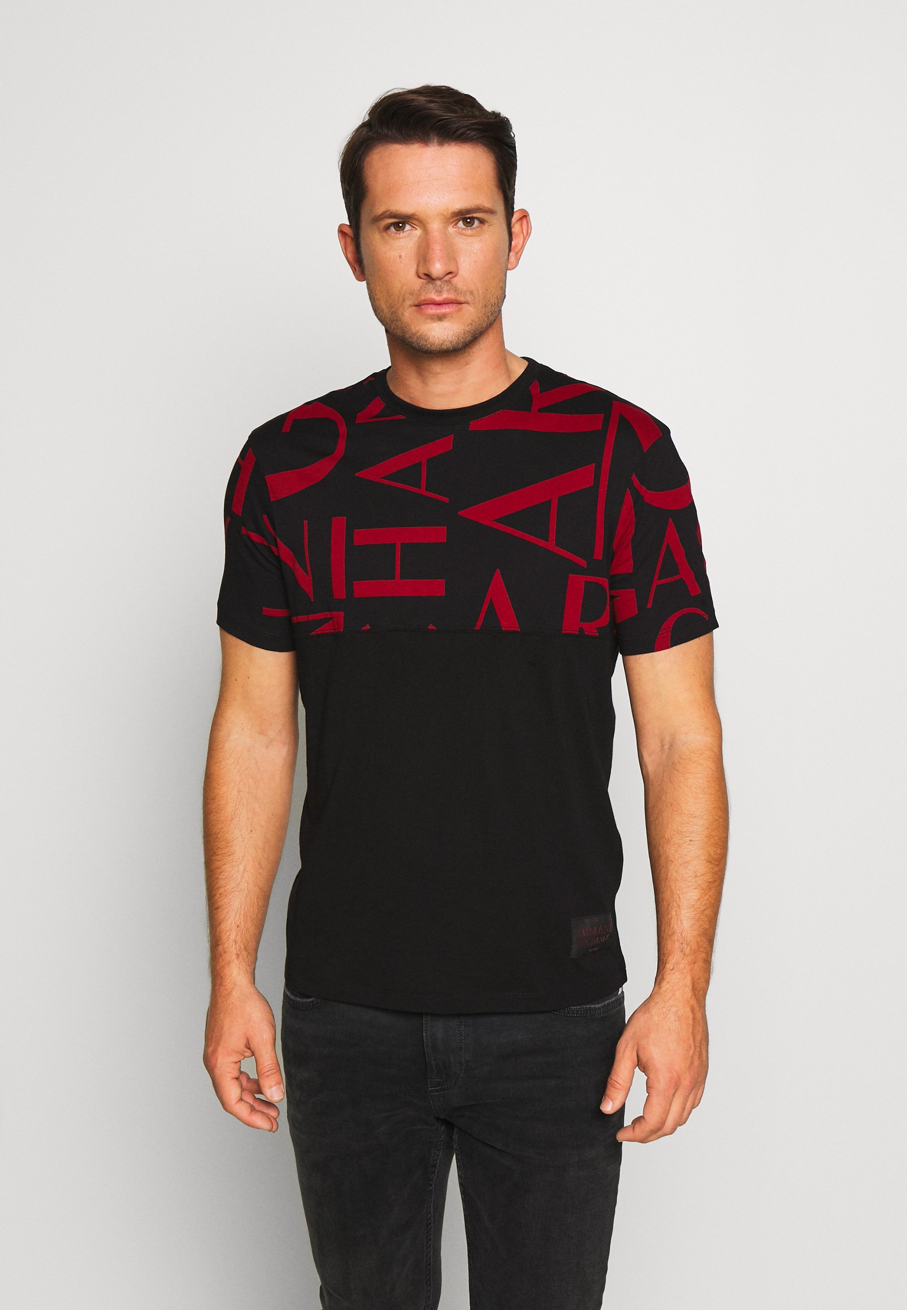 Armani Exchange T-shirt con stampa - black/syrah/nero - Zalando.it