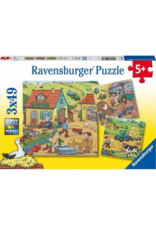 VIEL LOS AUF DEM BAUERNHOF - P - Puzzle