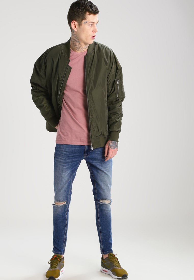 Urban Classics OVERSIZED Bomberjacke dark olive/khaki