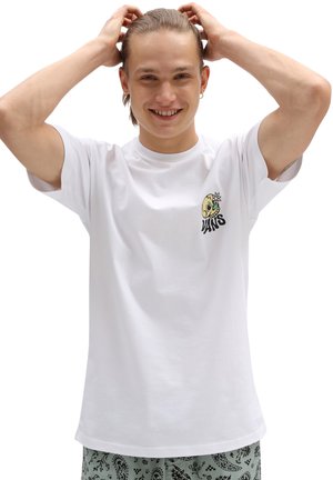 SKULL DAZE SS - T-shirt con stampa - white
