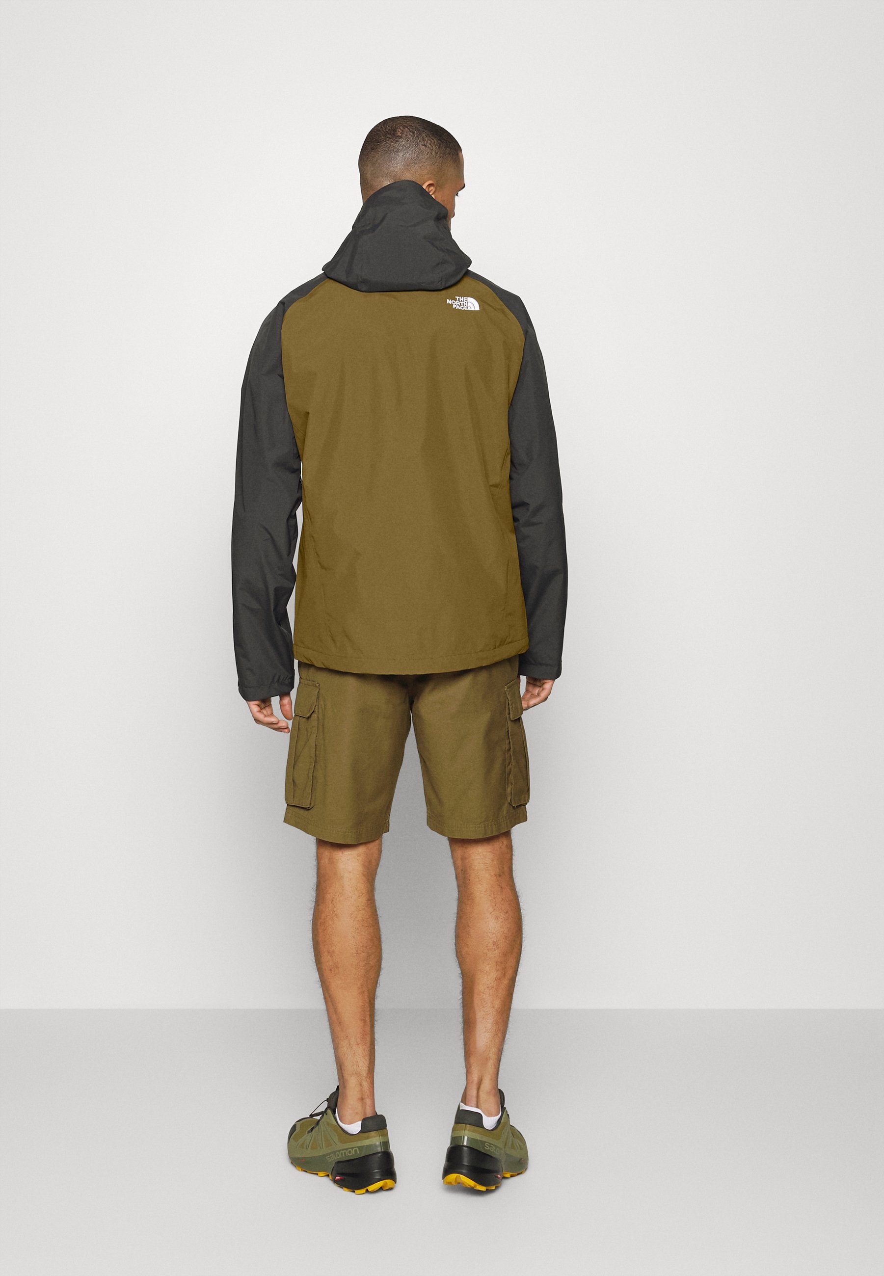 The North Face MENS STRATOS JACKET - Chaqueta Hard shell - military  olive/moonlight ivory/asphalt grey/verde oliva - Zalando.es