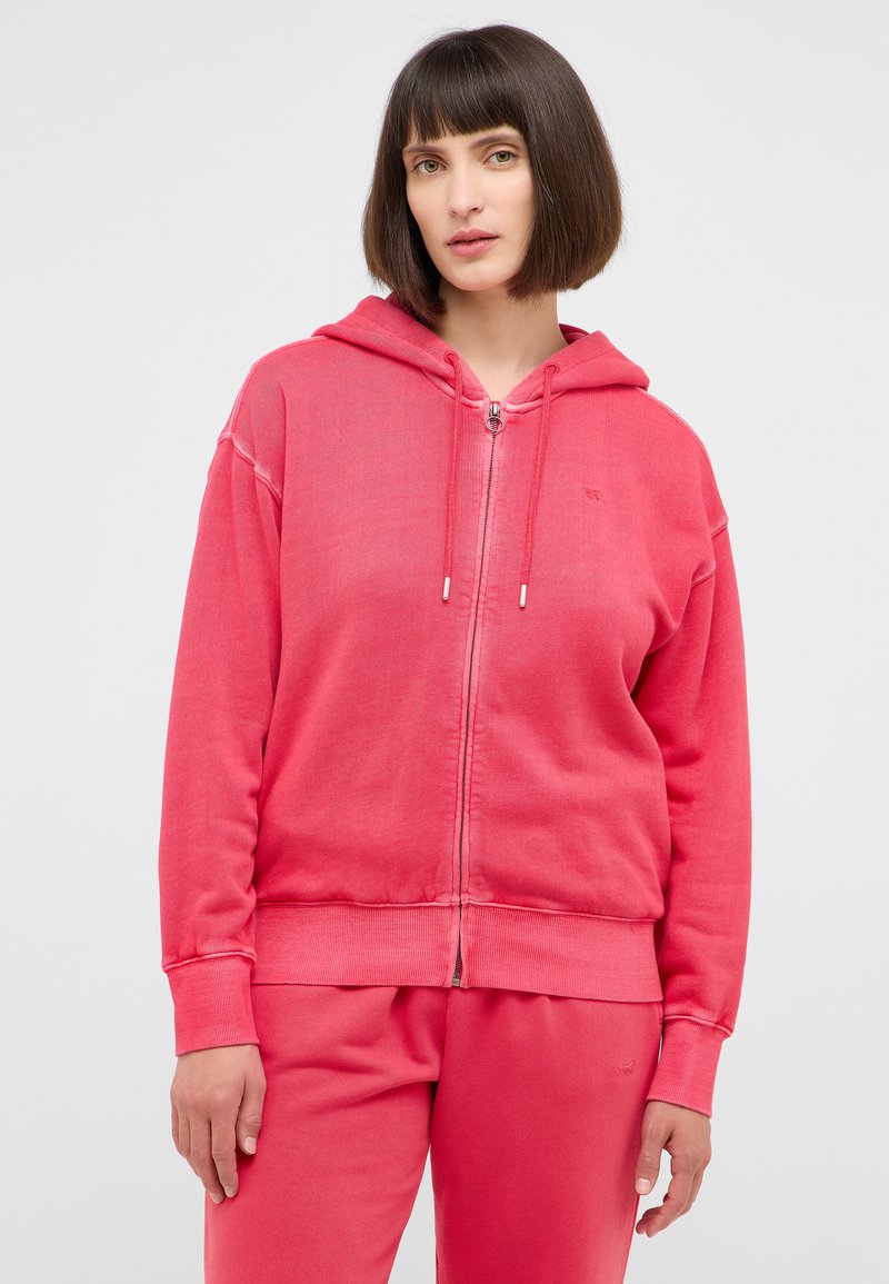 Mustang STYLE ROCHELLE - Zip-up sweatshirt - rosa
