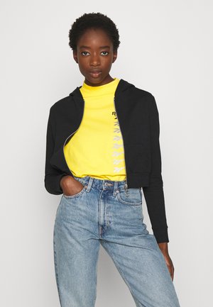 Mikina so zipsom - black
