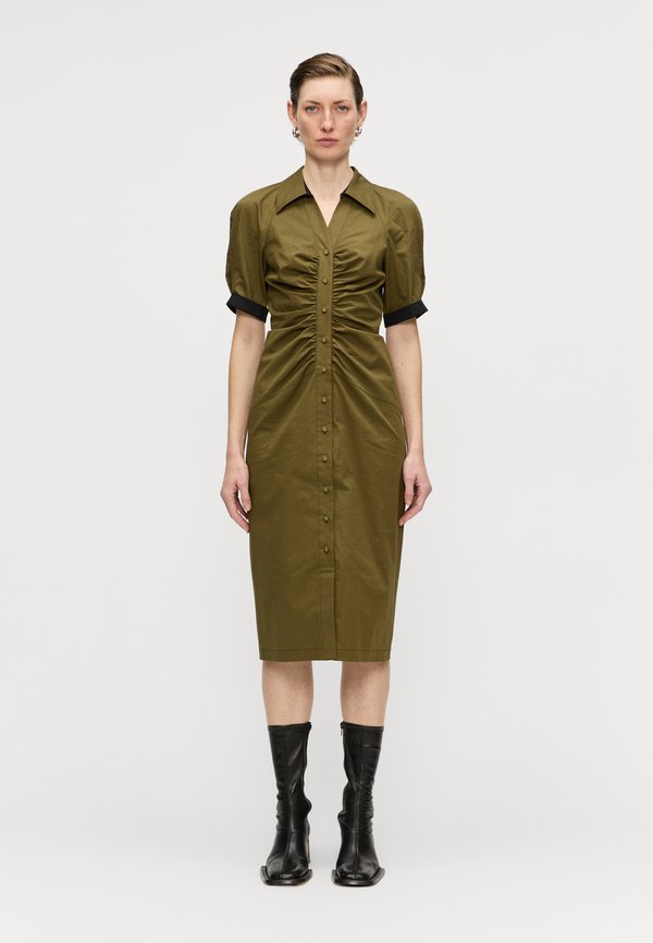 SHESKITA DRESS - Shirt dress - dark olive