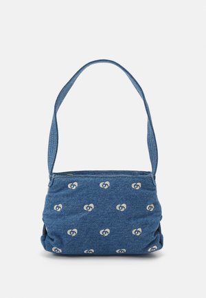 HVISK SCAPE MINI EMBROIDERED - Ručna torba - navy blue