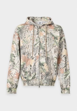 Obey Clothing, GOTHIC ZIP HOOD - Суитшърт с цип - dusty vintage wood