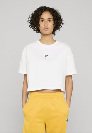 CROPPED - T-shirt basique - white