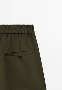 Massimo Dutti Pantalon classique - dark green