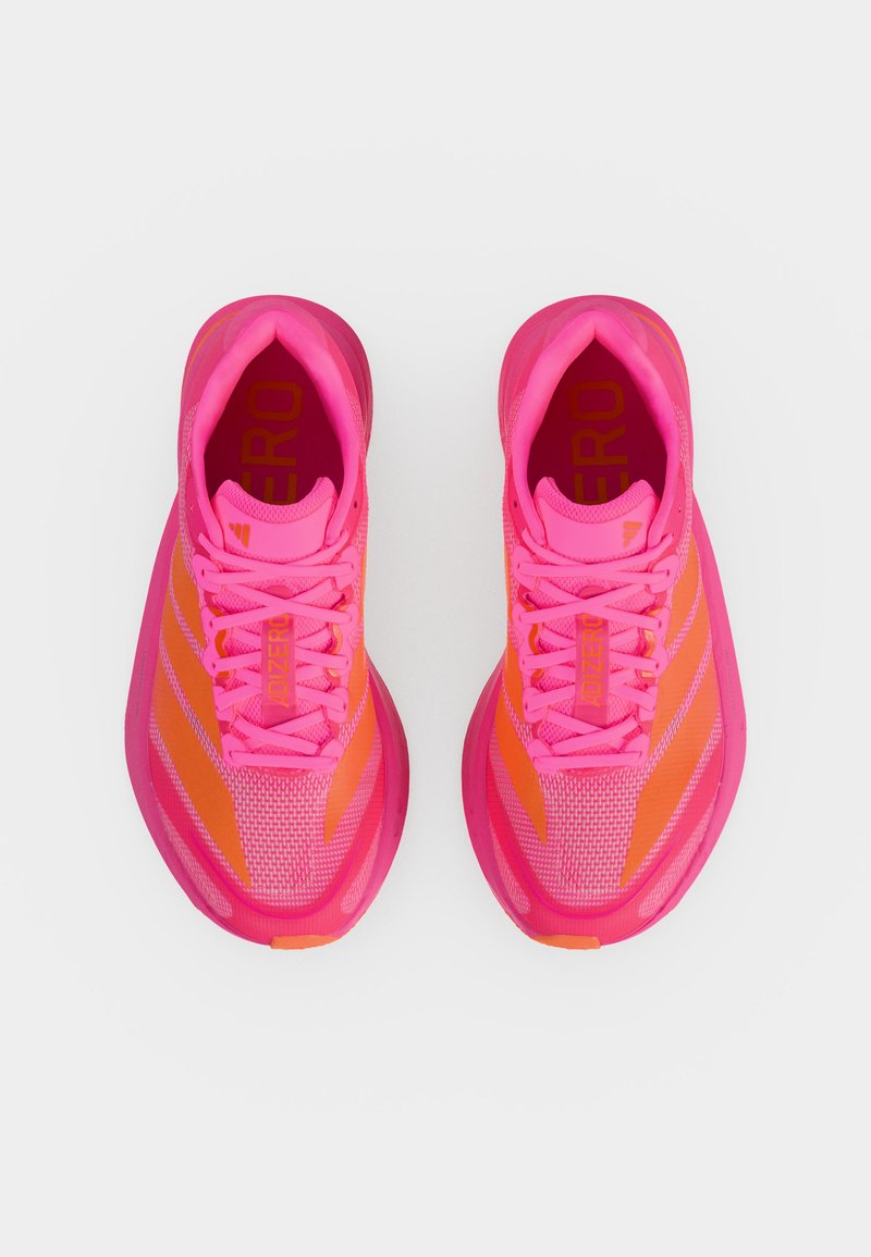 adidas Performance ADIZERO BOSTON 13 - Road running shoes - lucid pink/lucid  orange/iron metallic/pink - Zalando.co.uk