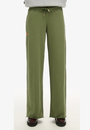 Superdry & Co ESSENTIAL LOGO STRAIGHT JOGGERS - Træningsbukser - olive khaki