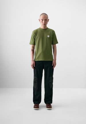 BACK LOGO UNISEX - T-shirts - olive