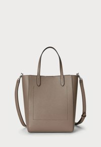 Lauren Ralph Lauren PEBBLED LEATHER SMALL CAMERYN TOTE BAG - Kézitáska - taupe brown