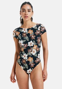 Roxy NOSTALGIC FEELS SHORT SLEEVE - Uimapuku - black