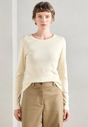 LONG SLEEVE CREW NECK - Μπλούζα με μακριά μανίκια - raw cream