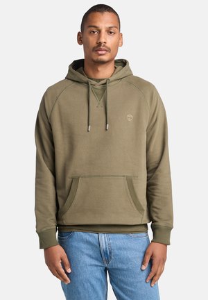 Timberland LOOPBACK - Hoodie - leaf green cassel earth