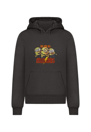 Merchcode, MINIONS WE ARE ALL - Felpa con cappuccio - black
