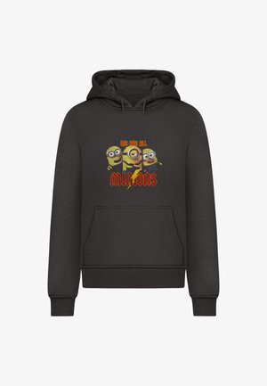 Merchcode, MINIONS WE ARE ALL - Felpa con cappuccio - black