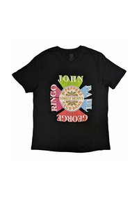 Paradiso Clothing THE BEATLES SGT PEPPER NAMES UNISEX - Print T-shirt - black