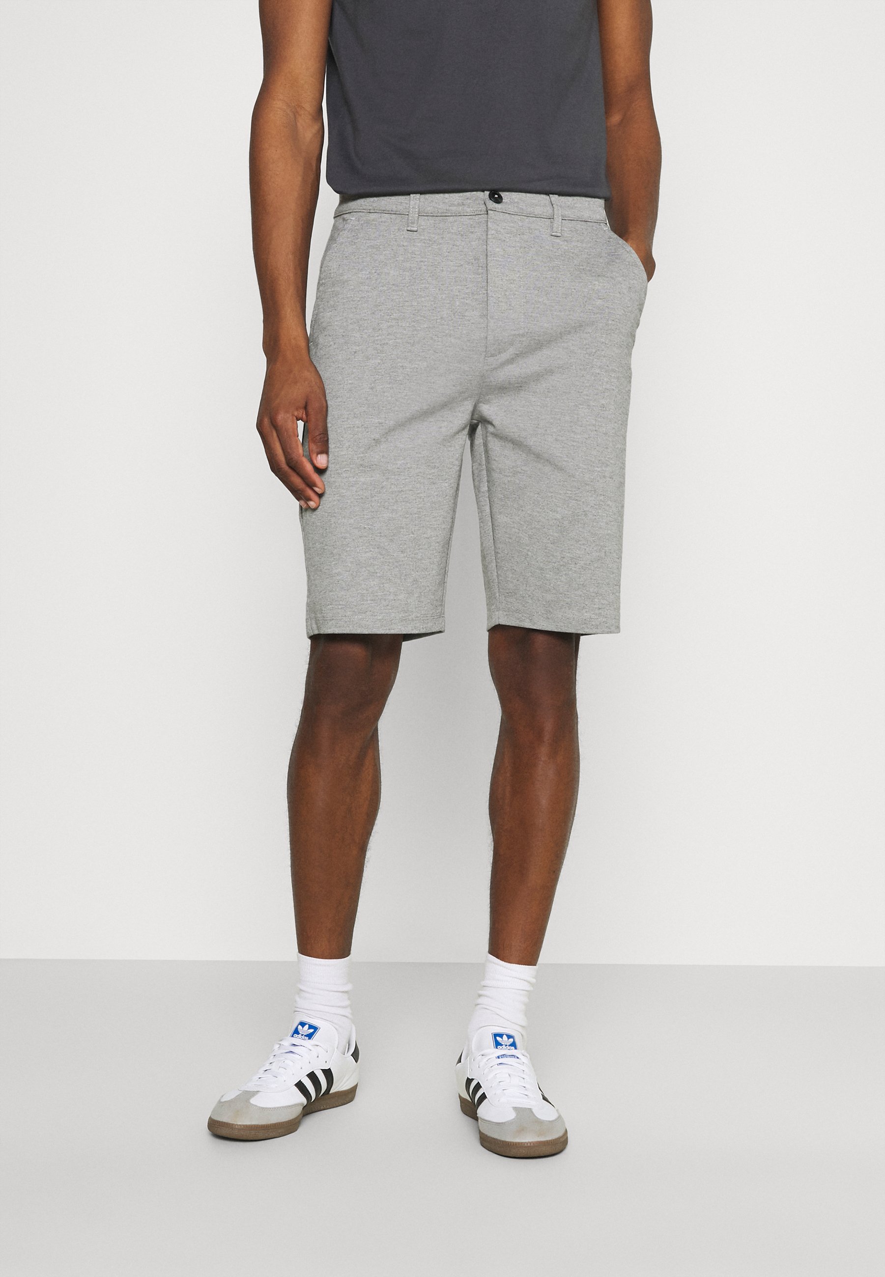 Solid BARRO BASIC - Shorts - grey 