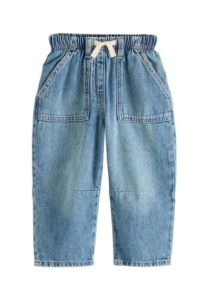 REGULAR FIT - JOGGER - Straight leg -farkut - mid blue denim