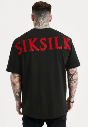 RHINESTONE TEE - T-shirt con stampa - black