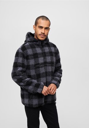 Fleecepullover - black/grey