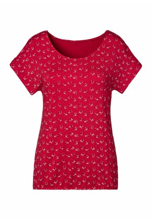 LASCANA, Print T-shirt - rot