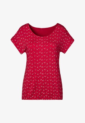 LASCANA, Print T-shirt - rot
