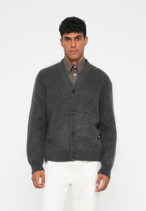 SLHMEIS EDIT V NECK CARDIGAN - Vesta na kopčanje - asphalt