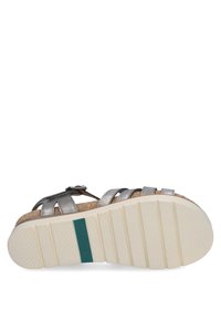 Josef Seibel Sandalen met plateauzool - platin