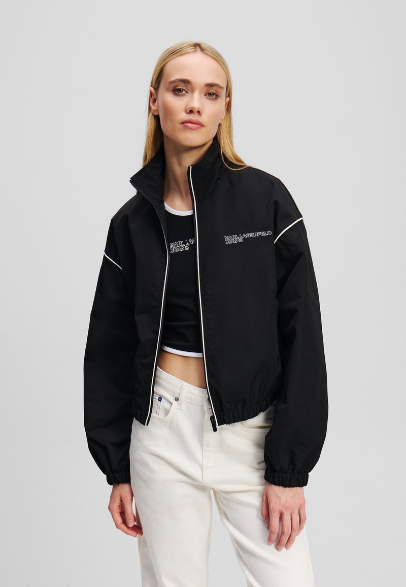 Karl Lagerfeld Jeans ZIP-UP - Jas - black
