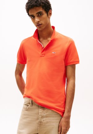 PLACKET  - Polo - bright vermillion