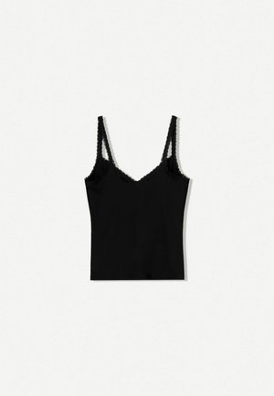 Bershka Top - black