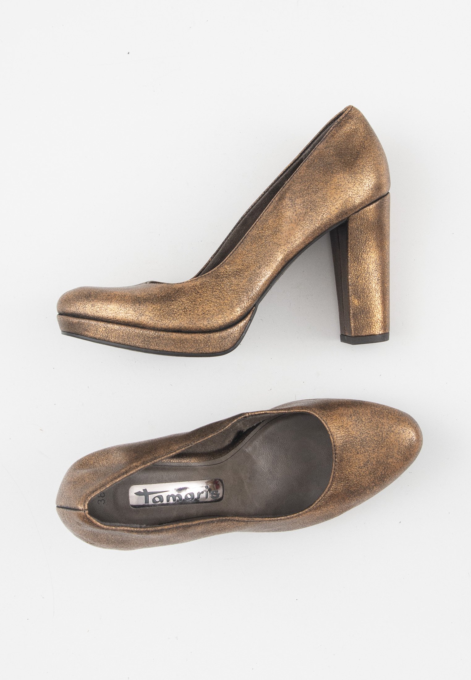 Tamaris Klassieke pumps - gold/goudkleurig - Zalando.nl