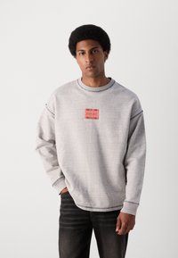 Scotch & Soda LOOSE FIT LABEL - Sweatshirt - grey melange