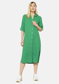 LolaLiza BUTTONED  - Tričkové šaty - green apple