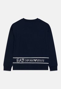EA7 Emporio Armani LOGO SERIES UNISEX - Sweatshirt - blue navy