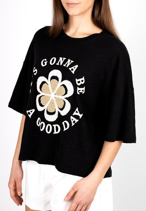 GOOD DAY - Print T-shirt - black