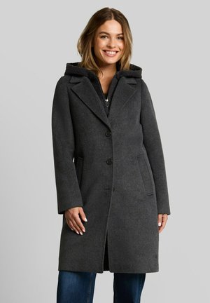 TOM TAILOR, Classic coat - black grey melange