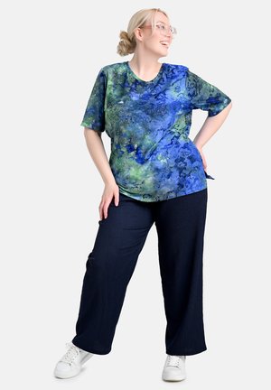 CRINKLE - Trousers - navy