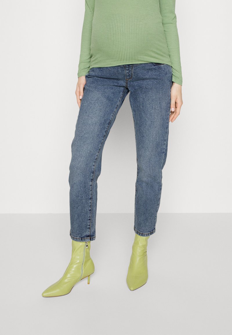 Cotton On Maternity STRETCH MOM Jeans Relaxed Fit dusk blue/blau