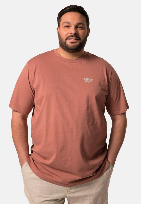 HALBARM KLEINER - T-Shirt print - nougat