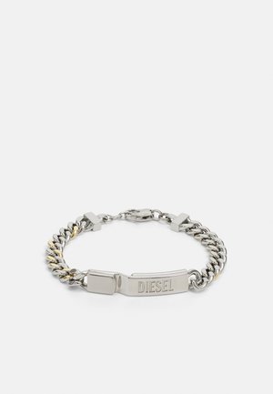 DIESEL STEEL STAINLESS STEEL BRACELET SILVER - Brăţară - silver-coloured/gold-coloured