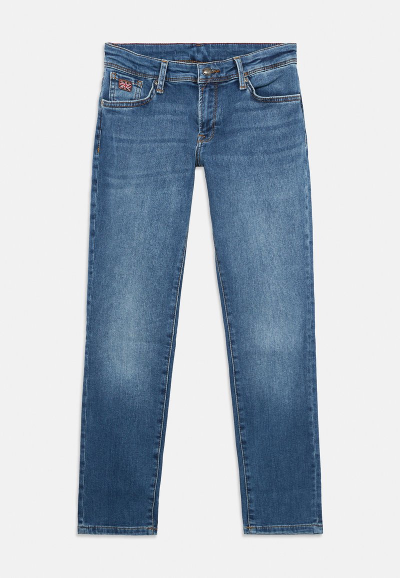Hackett London Straight leg jeans blauw Hackett London Straight leg jeans blauw