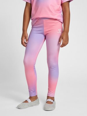 Hummel, HUMMEL HMLJR GRADIENT GYM TIGHTS - Tights - shell pink