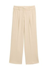 LEA WIDE LEG - Pantalones - summer beige