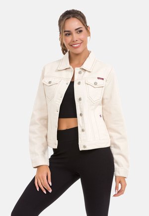 Jeansjacke - beige