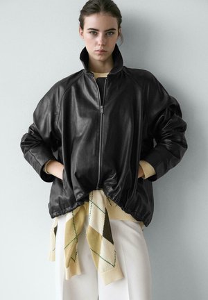 Veste en cuir - black