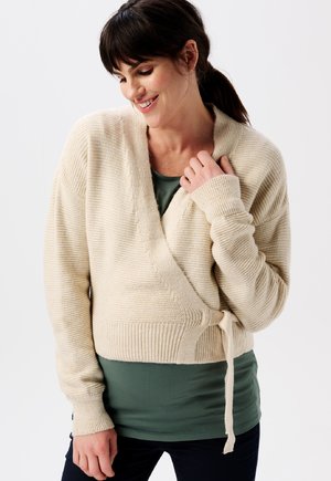 Cardigan Grossesse Noppies Cecia - En Maille Doudou à Nœud Pour Confort Max